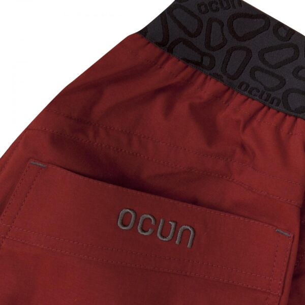ocun mania pants panske dlhe lezecke nohavice wine merlot cervene