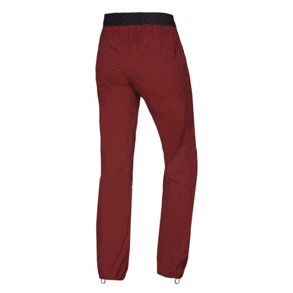ocun mania pants panske dlhe lezecke nohavice wine merlot cervene